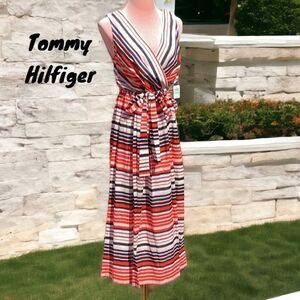 TOMMY HILFIGER NWT WOMENS SIZE 8 STRIPED DRESS SLEEVELESS